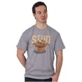 thumbnail image 1 of Funny Joke Stud Muffin Food Pun Men's Graphic T Shirt Tees Brisco Brands S, 1 of 5