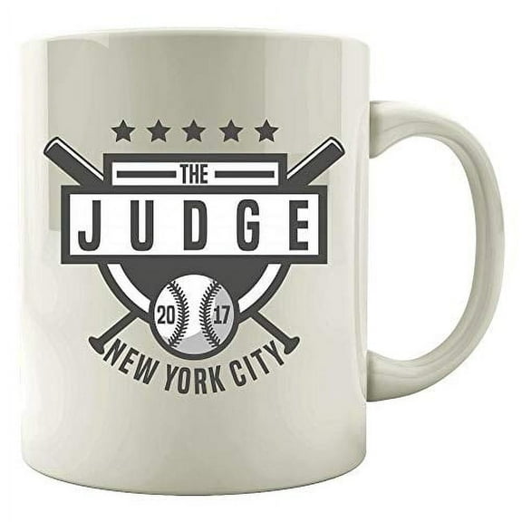 Funny Judge 11 oz Coffee Mug - NYC Sports Fan White Ceramic Gift