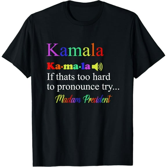 Funny Kamala Harris 2024 Madam President Harris T-Shirt