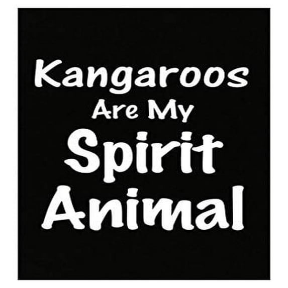 Funny Kangaroo Spirit Animal Poster - Wall Decor for Australia Lovers Gift