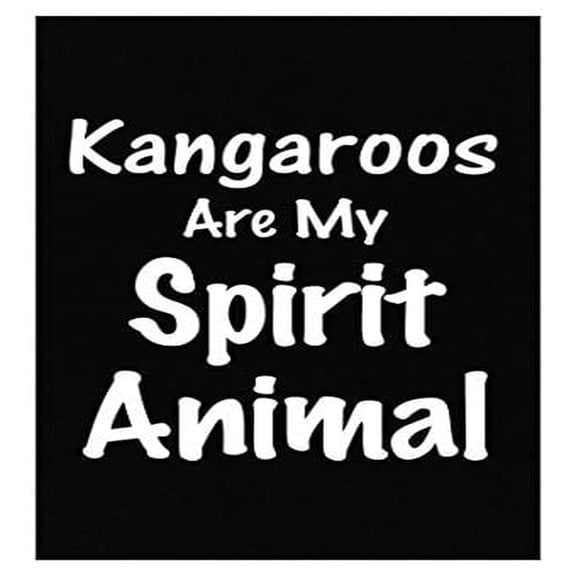 Funny Kangaroo Spirit Animal Poster - Wall Decor for Australia Lovers Gift