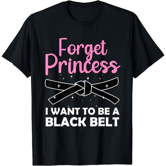 Funny Karate Design For Women Girls Black Belt Martial Arts T-Shirt