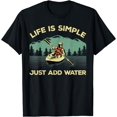 thumbnail image 1 of Funny Kayaking Design For Men Women Paddling Canoeing Lover T-Shirt Black Large, 1 of 4