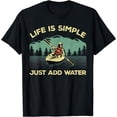 thumbnail image 1 of Funny Kayaking Design For Women Paddling Canoeing Lover T-Shirt Black X-Large, 1 of 4