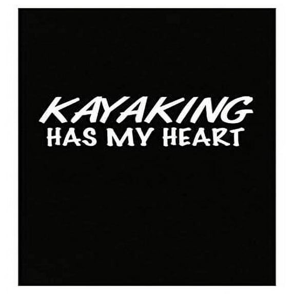 Funny Kayaking Poster - "Kayaking Has My Heart" - Perfect Gift for Adventurers