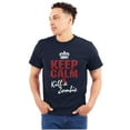 thumbnail image 1 of Funny Keep Calm Kill A Zombie Meme Plus Size Crewneck Graphic Tee Shirt Brisco Brands 3X, 1 of 4