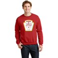 thumbnail image 1 of Funny Ketchup Condiment Halloween Costume, Matching Couples Group - Best Gift SW21836 Unisex Sweatshirt, Up to Size 5XL, 1 of 2