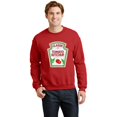 thumbnail image 1 of Funny Ketchup Costume, Matching Couples and Group Halloween Graphic - Top Pick SW21439 Unisex Sweatshirt, Up to Size 5XL, 1 of 2