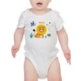 thumbnail image 1 of Funny Kiddie Lion Drawing Bodysuit Infant -Image by Shutterstock,  12 Months, 1 of 4