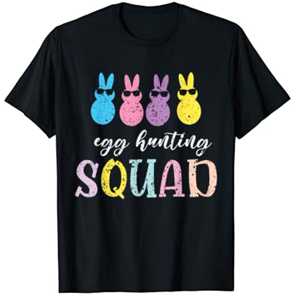 Funny Kids Baby Egg Hunting Squad T-Shirt All Size S-5Xl