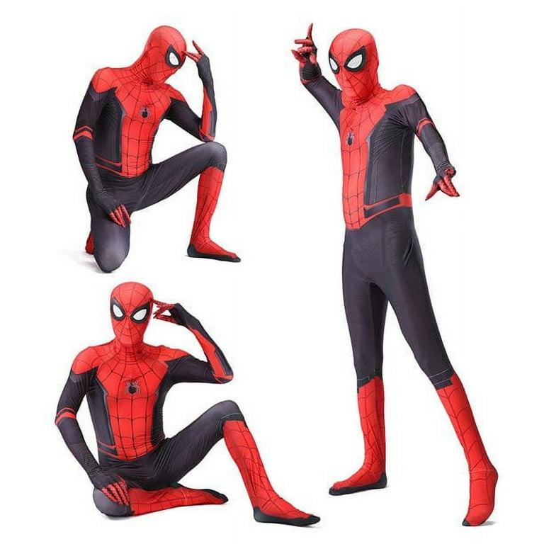 Halloween Party Boy Spiderman Costume Kids Jumpsuit Cosplay