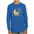 thumbnail image 1 of Funny Kids Cheetah Drawing Long Sleeve Toddler -Image by Shutterstock,  4 Toddler, 1 of 4