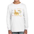thumbnail image 1 of Funny Kids Cheetah Drawing Long Sleeve Toddler -Image by Shutterstock,  5 Toddler, 1 of 4