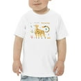 thumbnail image 1 of Funny Kids Cheetah Drawing T-Shirt Toddler -Image by Shutterstock,  5 Toddler, 1 of 4