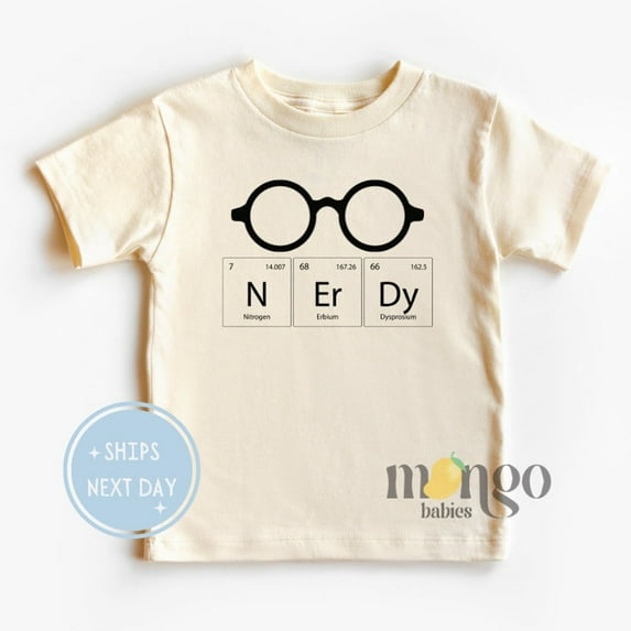 Funny Kids Tshirt Nerdy Tee For Shirt For Kids Boys Tshirt Girl Tshirt Periodic Table Chemistry Gift Ideas Nerdy Tee TODDLER SHORT SLEEVE TEE BELLA CANVAS 3001T
