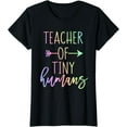 thumbnail image 1 of Funny Kindergarten PreK Teacher Teacher of Tiny Humans T-Shirt, 1 of 4