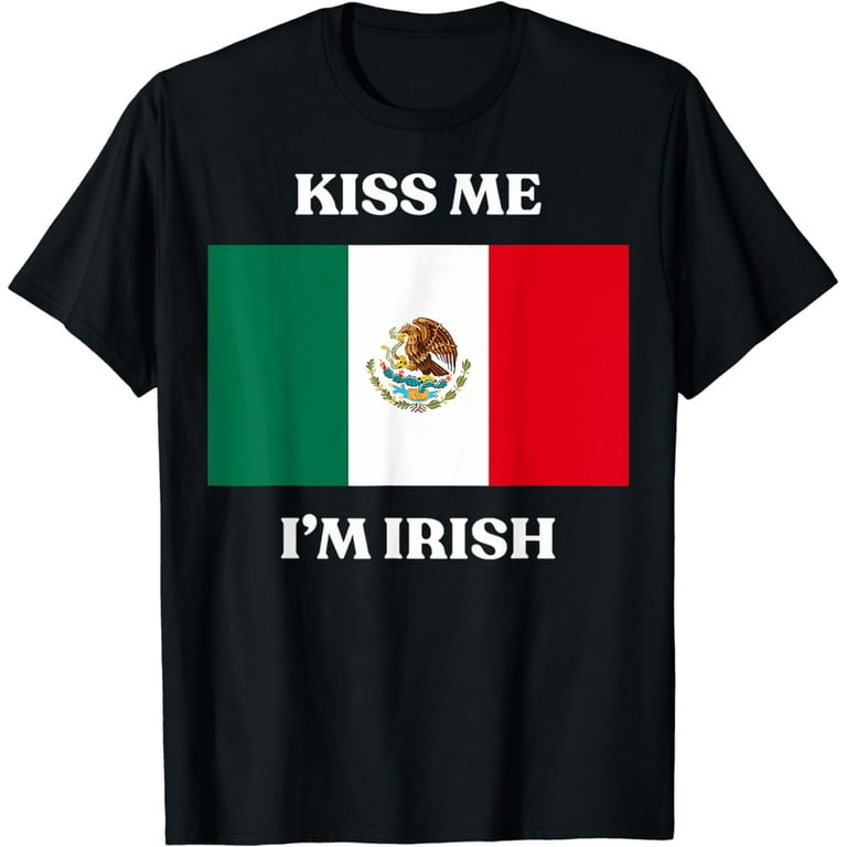 Funny Irish American Flag Tongue - St Patricks Men Women T-Shirt Funny Irish American Flag Tongue - St Patricks Men Women T-Shirt