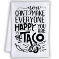 thumbnail image 1 of Funny Kitchen Tea Towels - You Are Not a Taco - Humorous Flour Sack Dish Towel - Great Housewarming Gift and Kitchen Décor, 1 of 3