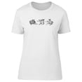 thumbnail image 1 of Funny Kitten Poses, Cute Cat T-Shirt Women -Image by Shutterstock, Female Large, 1 of 2