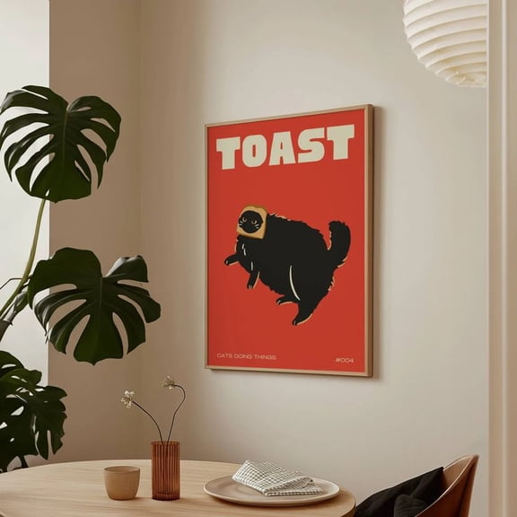 Funny Kitten Poster, Size 24''x36'' -Gategoo