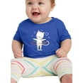 thumbnail image 1 of Funny Kitten W Hula Hoops T-Shirt Infant -Image by Shutterstock,  6 Months, 1 of 4
