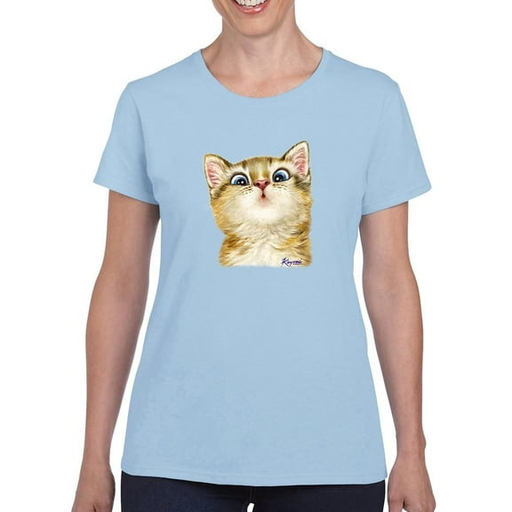 Funny Kittens T-Shirt Women -Kayomi Harai Designs, Female Medium