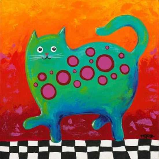 Funny Kitty Canvas Art - Hope (24 x 24)