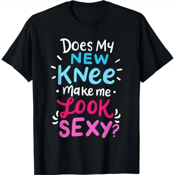 Funny Knee Replacement T-Shirt | My New Knee Surgery Gift Unisex Tee