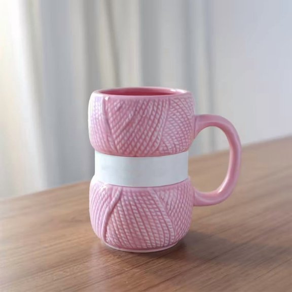 Funny Knit Ceramic Coffee Mug - 425ml/14.37oz - Humorous Gift for All Occasions
