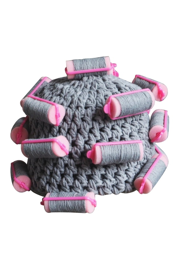 Funny Knit Curler Hat for Girls Fashion Hat Handcrochet Cosplay Costume Hat Novelty Pullover Hat Headwear