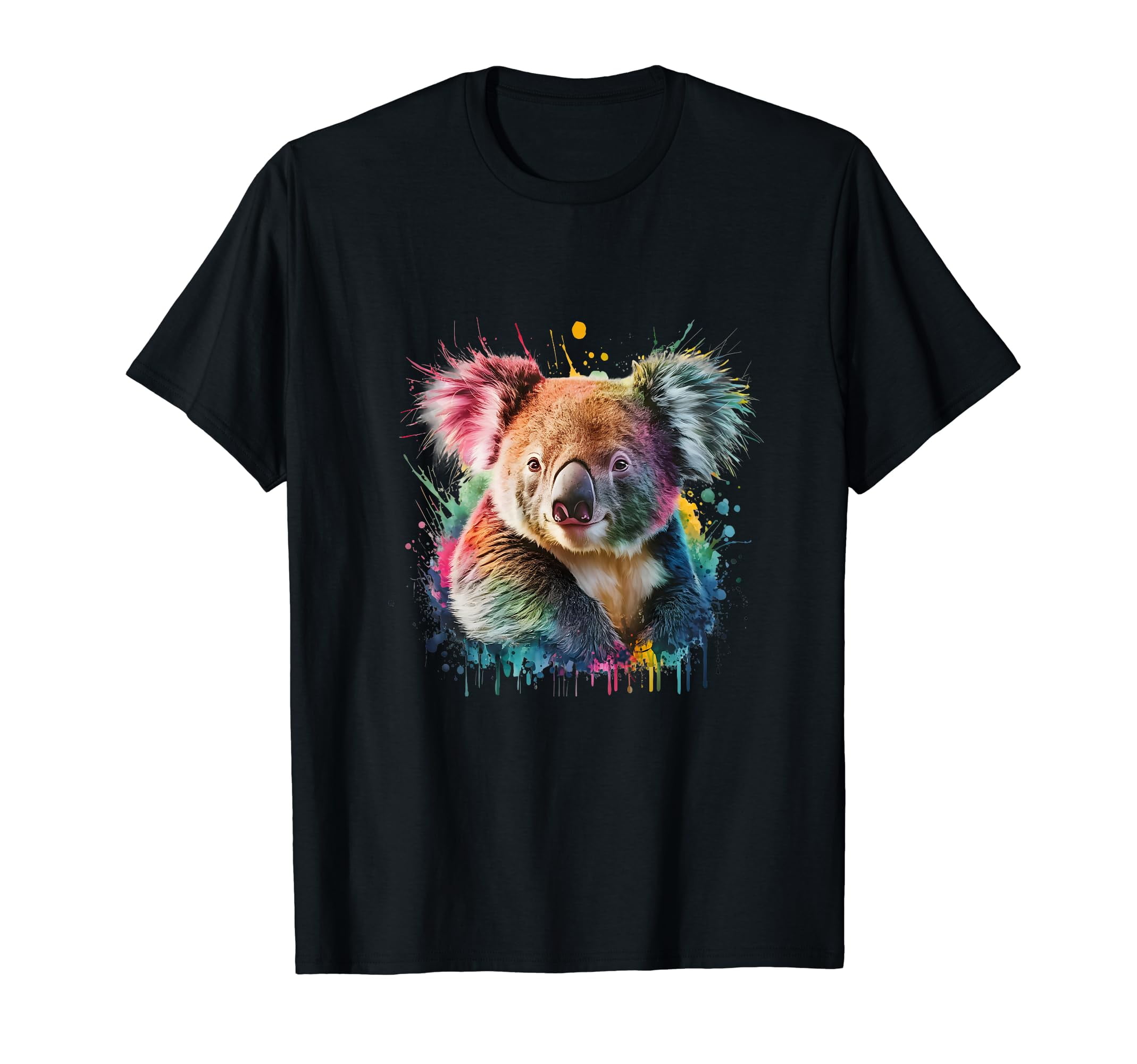 Koala Playing Hockey | Organic Cotton T Shirt – Selas Cosmos, image size:2138x2000