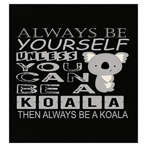 Funny Koala Poster - Wall Art for Home Decor Gift