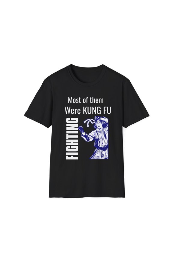 Funny Kung Fu Men Women Fighting Novelty Graphic T-shirt