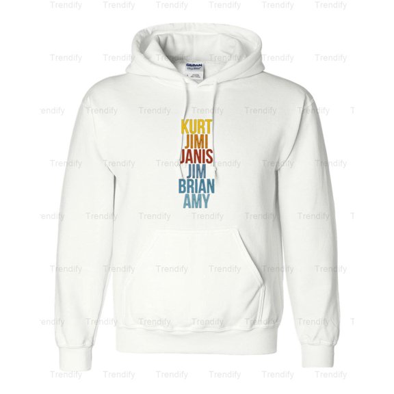 Funny Kurt Jimi Janis Jim Brian Amy 27 Club Retro Hoodie M3082257, Up to Size 5XL