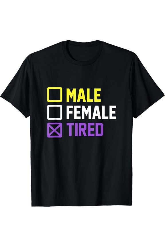 Funny LGBT Pride Nonbinary Flag Non Binary T-Shirt