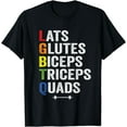 thumbnail image 1 of Funny LGBTQ Lats Glutes Biceps Triceps Quads Weightlifting T-Shirt, 1 of 4