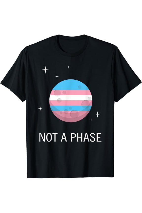 Funny LGBTQ Transgender Moon Trans Pride Flag Gift Men Women T-Shirt