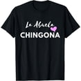 thumbnail image 1 of Funny La Abuela Chingona For women men heart T-Shirt, 1 of 4