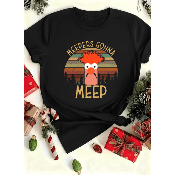 Funny Lab Assistant Beaker Style Science Humor Meep Quote Unisex T-shirt V14668, up to size 5XL