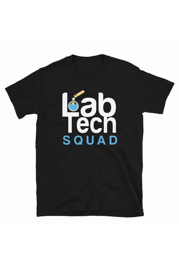 Funny Lab Tech Squad Shirt Laboratory Technician Gift Team Graphic Tee,for men and women up to 5XL
