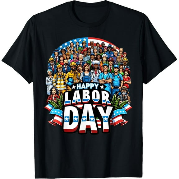 Funny Labor Day T-Shirt – Happy American Worker Celebration Tee for Holiday Weekend
