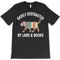 thumbnail image 1 of Funny Labrador And Books Themed Gift for a Dog and Reading Fan Gift H21276 T-Shirt, for Men and Women, Up to Size 5XL, 1 of 2