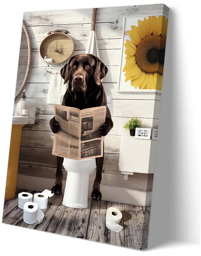 funny-labrador-retriever-dog-poster-bathroom-wall-art-dog-on-toilet