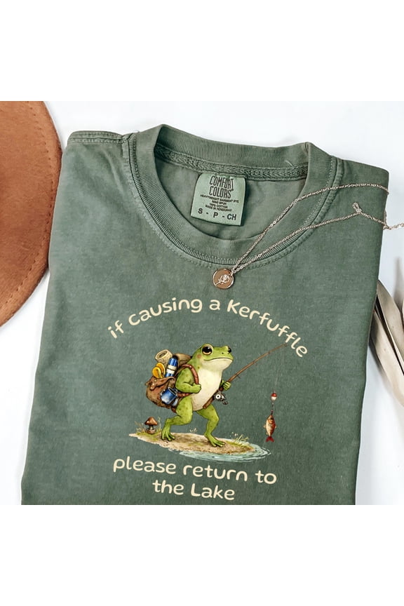 Funny Lake Shirt, Lake Life Shirt, Camping Frog Shirt, Fishing Shirt, Outdoor Lover Gift, Lake Lover Tee, Cabin Weekend Shirt, Nature Humor, Vintage Birthday Gift