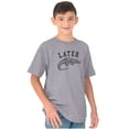 thumbnail image 1 of Funny Later Alligator Animal Pun Crewneck T Shirts Boy Girl Teen Brisco Brands M, 1 of 6