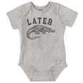 thumbnail image 1 of Funny Later Alligator Animal Pun Romper Boys or Girls Infant Baby Brisco Brands 24M, 1 of 1