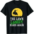 thumbnail image 1 of Funny Lawn Mowing Lawn Ranger Rides Again Lawn Mower T-Shirt, 1 of 3
