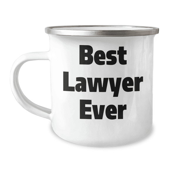 Funny Lawyer Gifts from Men - Best Lawyer Ever Quote on Camping Mug for Mother's Day, Gifts for Women, Family, Friends, and Coworkers