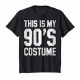 thumbnail image 1 of Funny Lazy 90s Costume T-Shirt Vintage Retro Top, 1 of 3