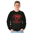 thumbnail image 1 of Funny Lazy Bones Skull Pun Humor Unisex Plus Fleece Graphic Sweatshirt Brisco Brands 2X, 1 of 5